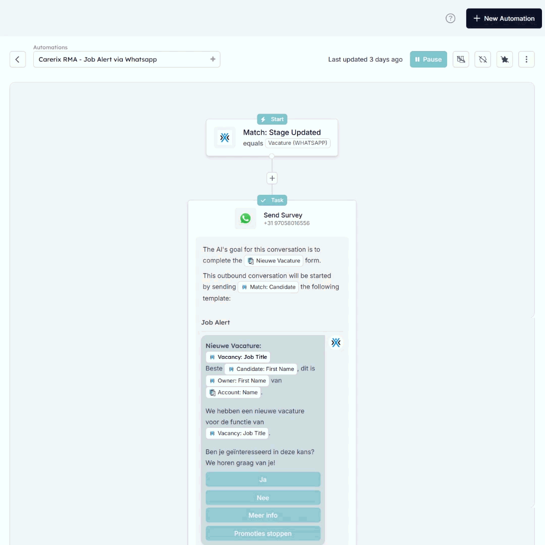 Carerix AI: RMA flow